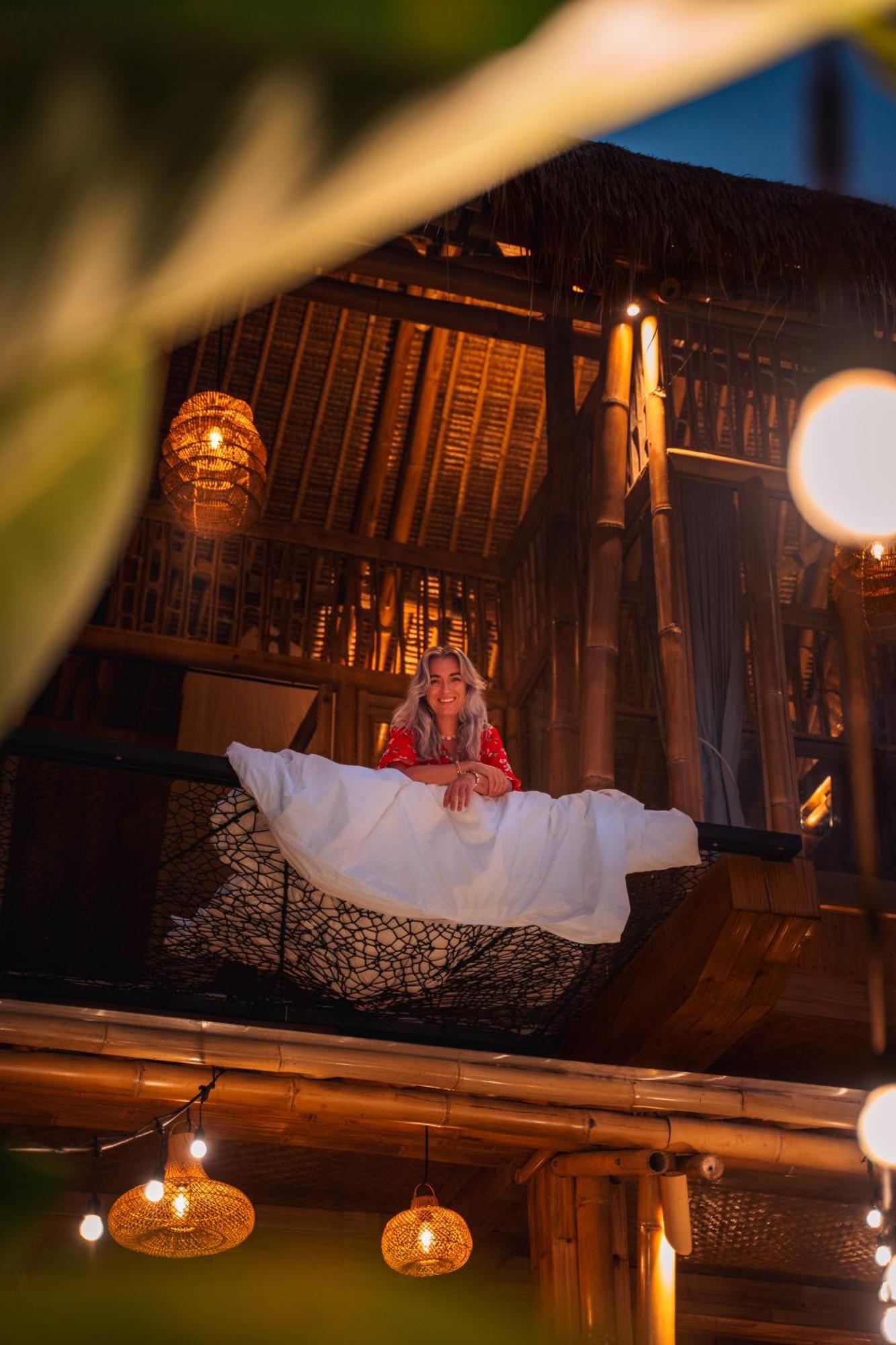 Villa Makerti Bali~Bamboo House Selat Exterior foto
