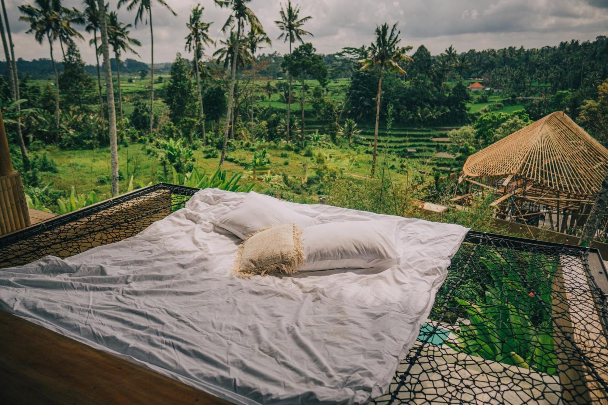 Villa Makerti Bali~Bamboo House Selat Exterior foto
